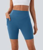 Legging de yoga gainant taille haute chiné à séchage rapide avec poches Halara UltraSculpt™