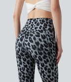 Legging de yoga gainant taille haute imprimé léopard avec poches Halara UltraSculpt™