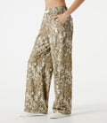 Pantalon de running baggy Halara UltraSculpt™ taille mi-haute imprimé camouflage avec cordon ajustable et poches