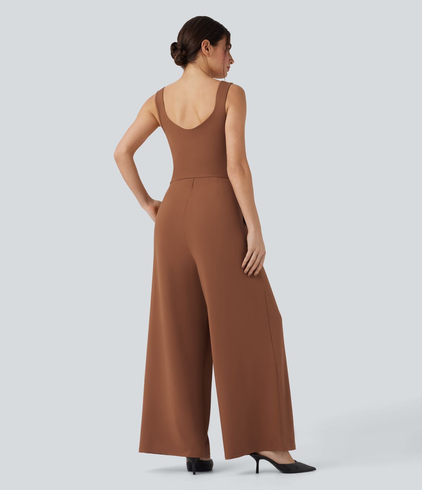 Combinaison casual sans manches dos U avec poches - Édition Easy Peasy