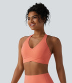 Brassière de sport entraînement Halara UltraSculpt™ soutien intermédiaire col V dos nageur bonnets A-C