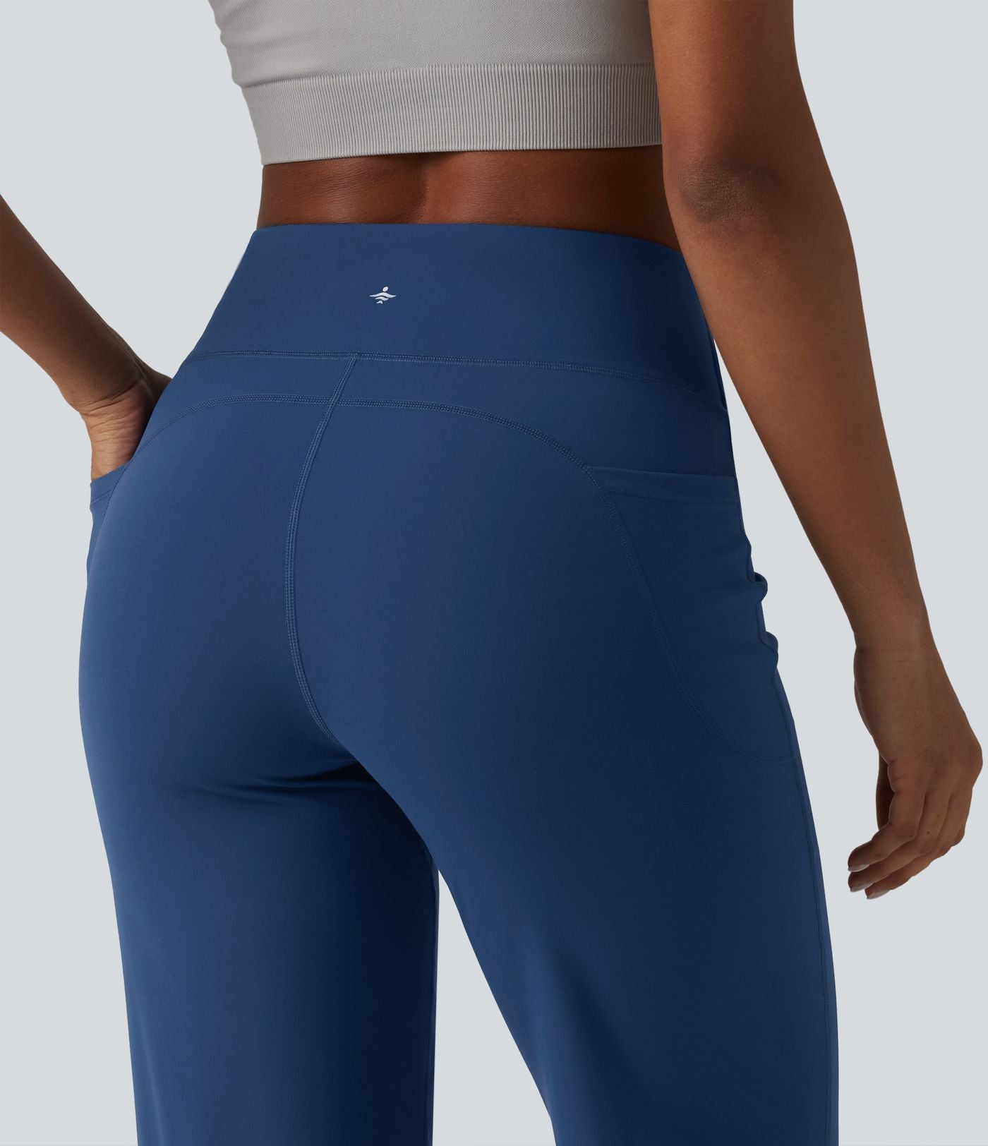 Jogging Halara Ultrasculpt™ taille haute gainant ventre plat avec poches