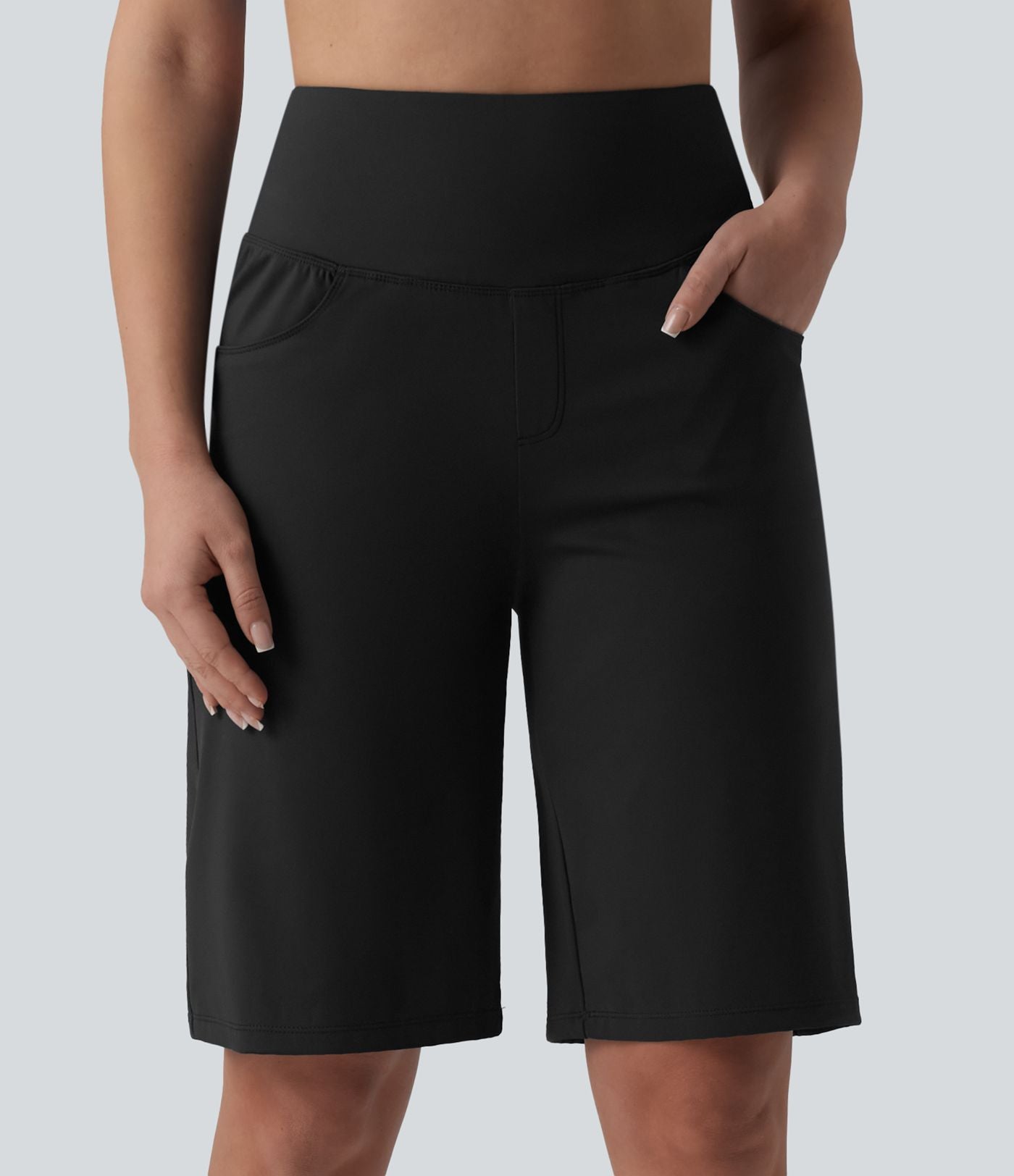 Short de yoga SoftlyZero™ Airy ample gainant taille haute effet frais InstantCool avec poches
