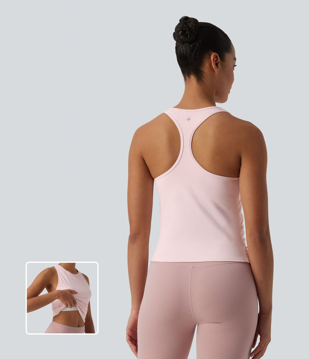 Débardeur de yoga SoftlyZero™ col rond dos nageur effet frais InstantCool