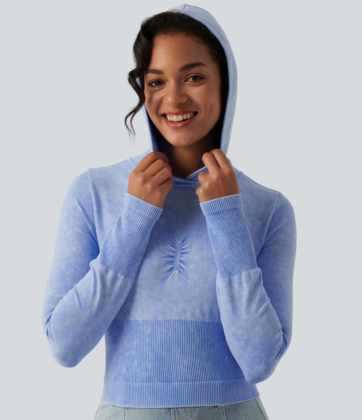 Sweat casual à capuche OneForm sans couture Flow manches longues