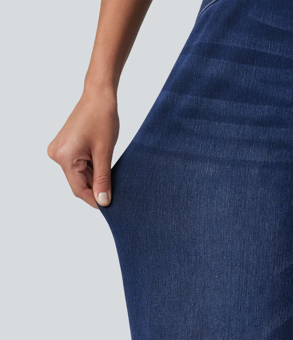 Jean bootcut Halara Flex™ taille haute croisée avec poches
