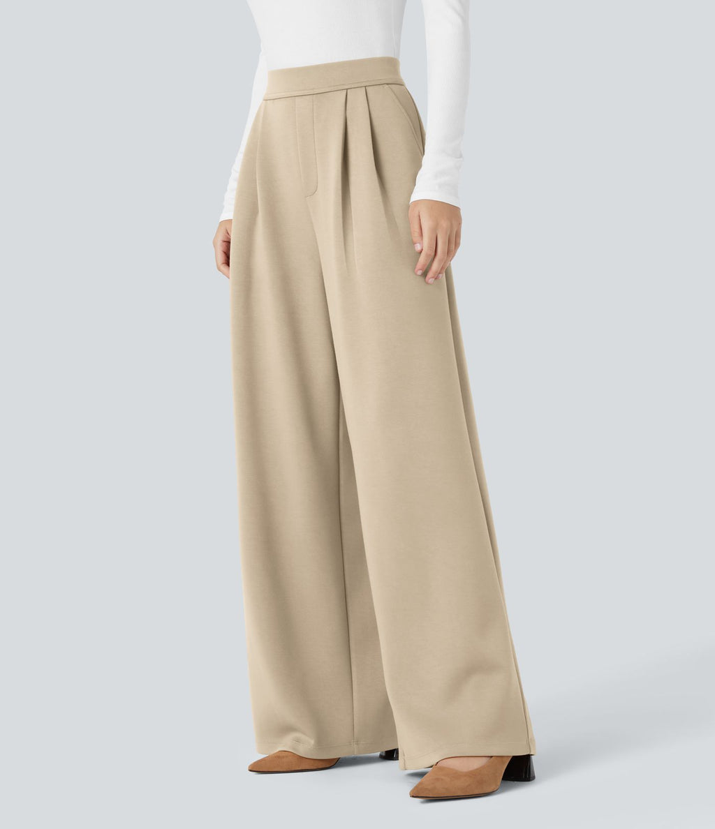 Pantalon de travail Halara Flex™ ample taille haute avec poches