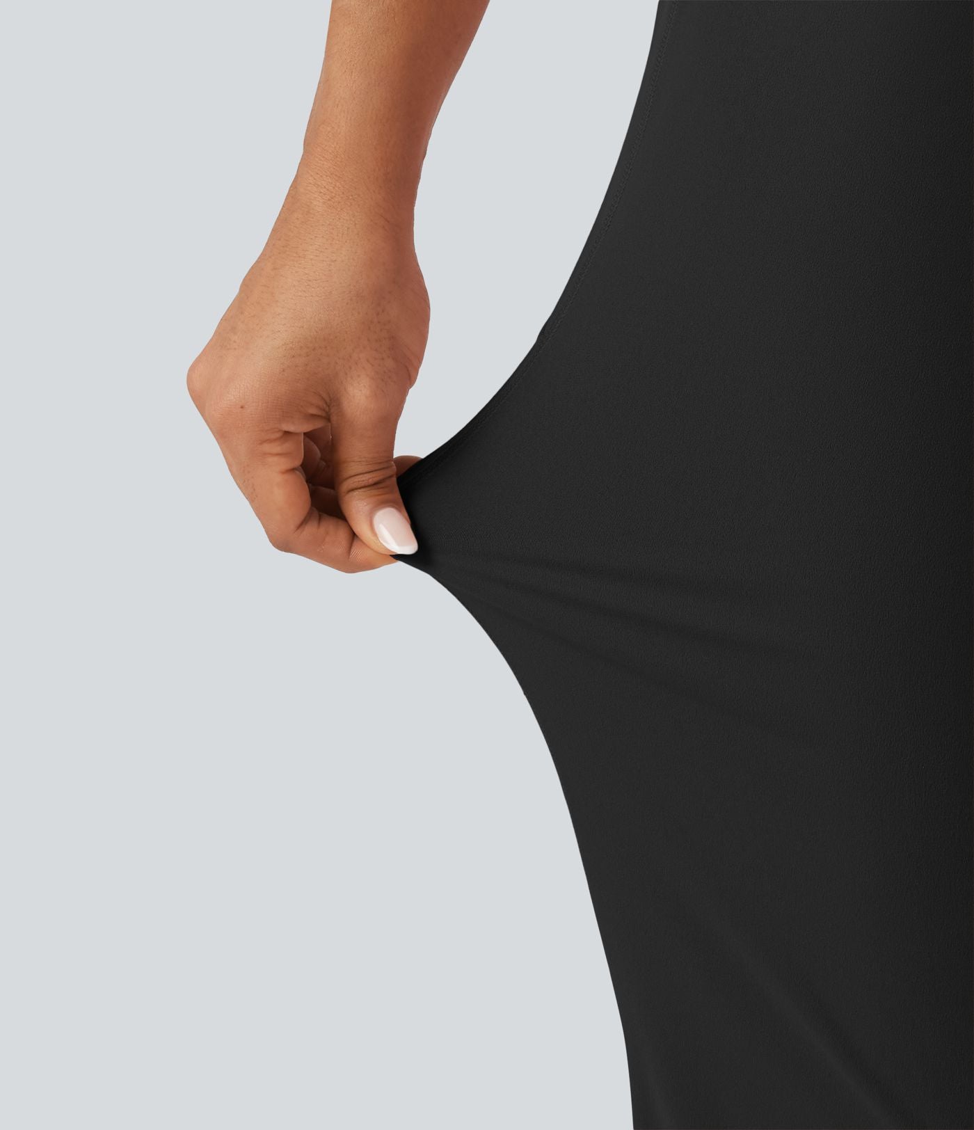 Pantacourt de yoga droit Halara UltraSculpt™ taille haute gainant avec poches