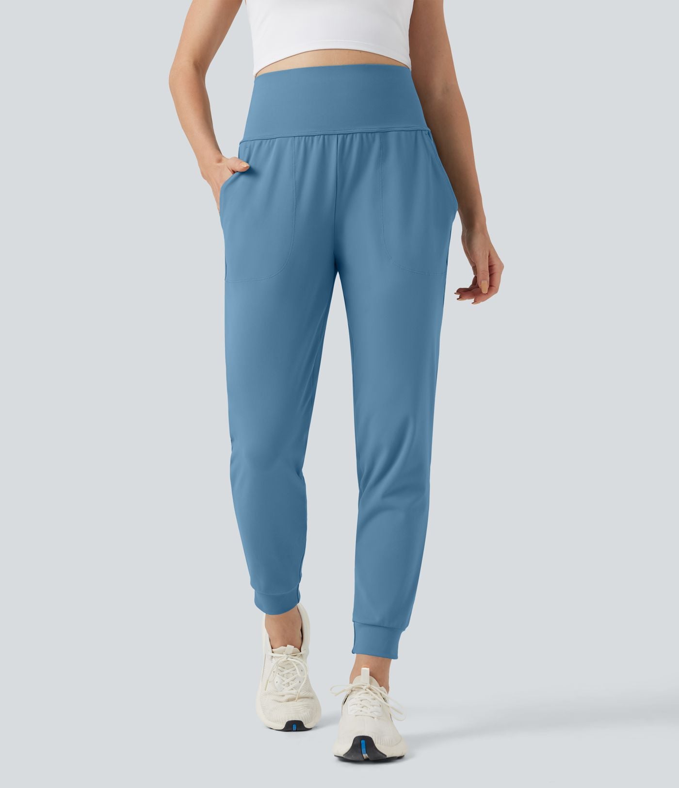 Jogging running gainant taille moyenne DayStretch avec poches