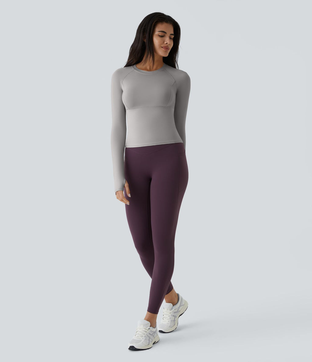 Top Sport Yoga Uni Trous pour les Pouce