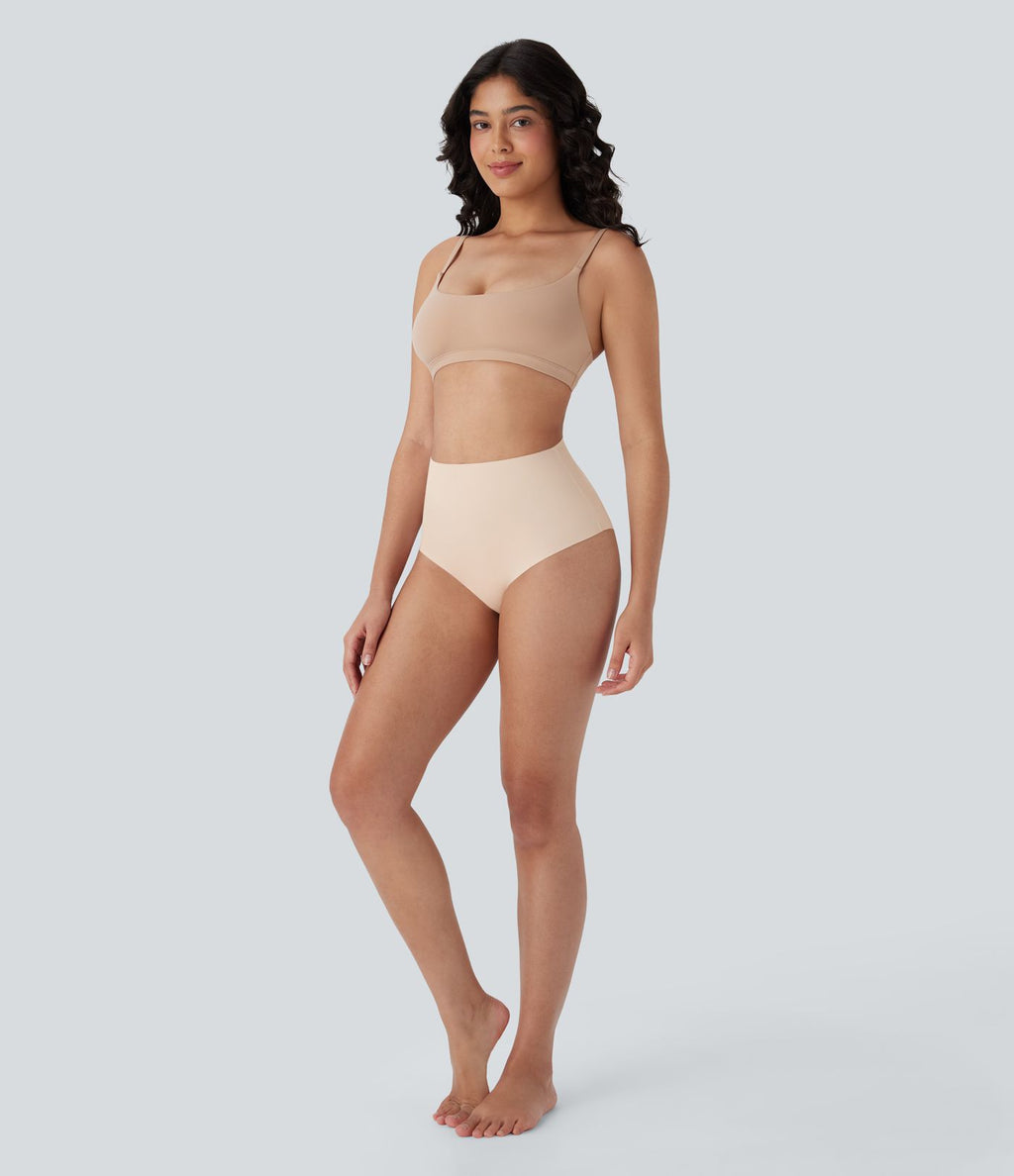 Culotte gainante taille haute de détente douce pour la peau