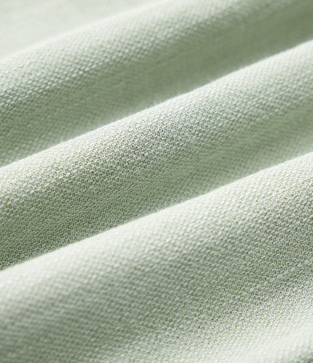 Combinaison casual col rond sans manches avec cordon de serrage, aspect lin et poches