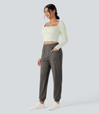 Jogging taille moyenne DayStretch avec poches