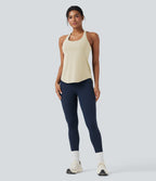 Débardeur running Halara UltraSculpt™ col rond dos croisé bonnets E-G
