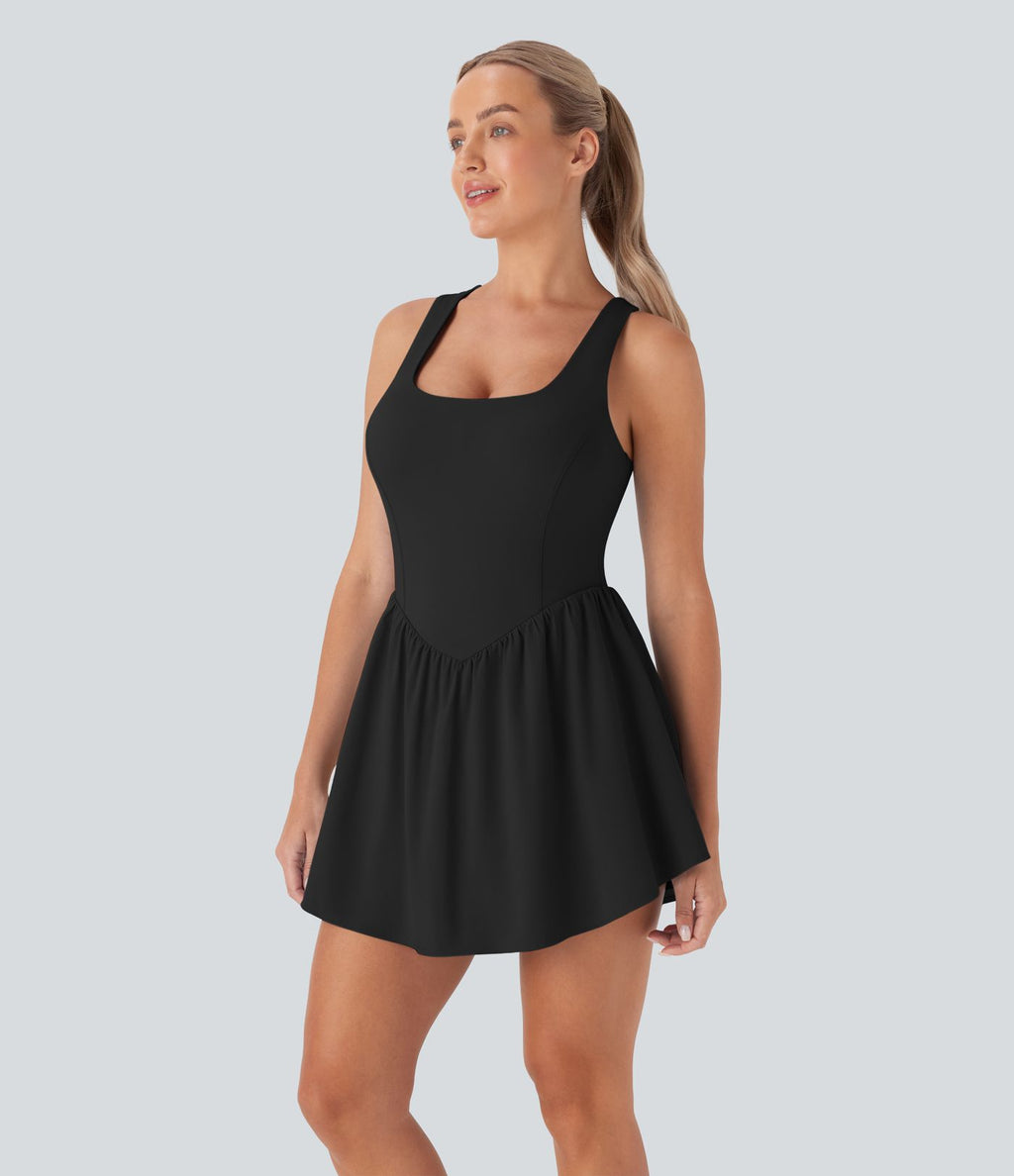 Robe de sport mini 2-en-1 Breezeful™ corset fluide séchage rapide avec poche padel/pickleball E-G