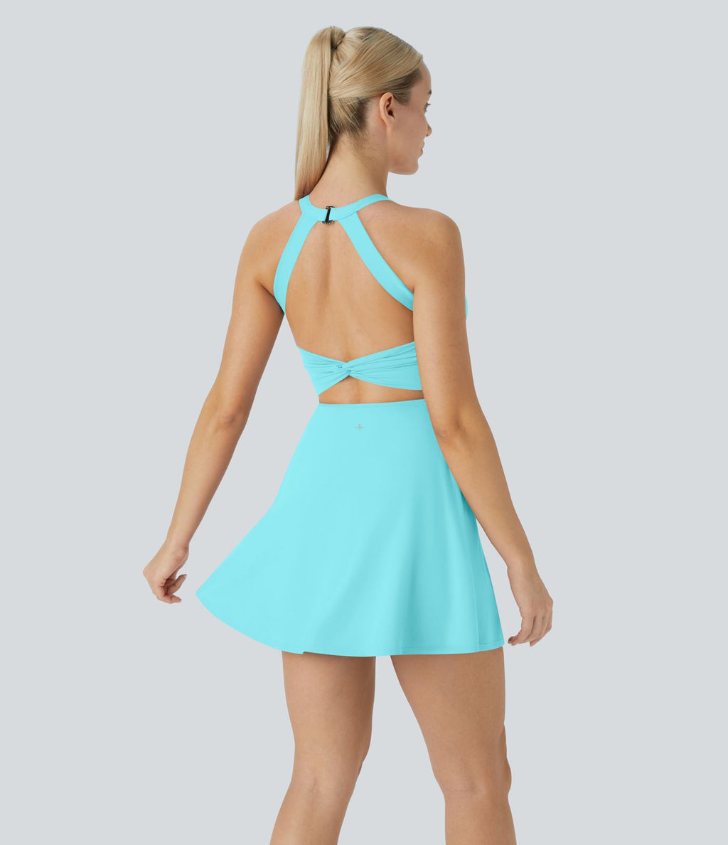 Softlyzero™ Airy Robe Sport Torsadée Dos Nu Édition Easy Peasy