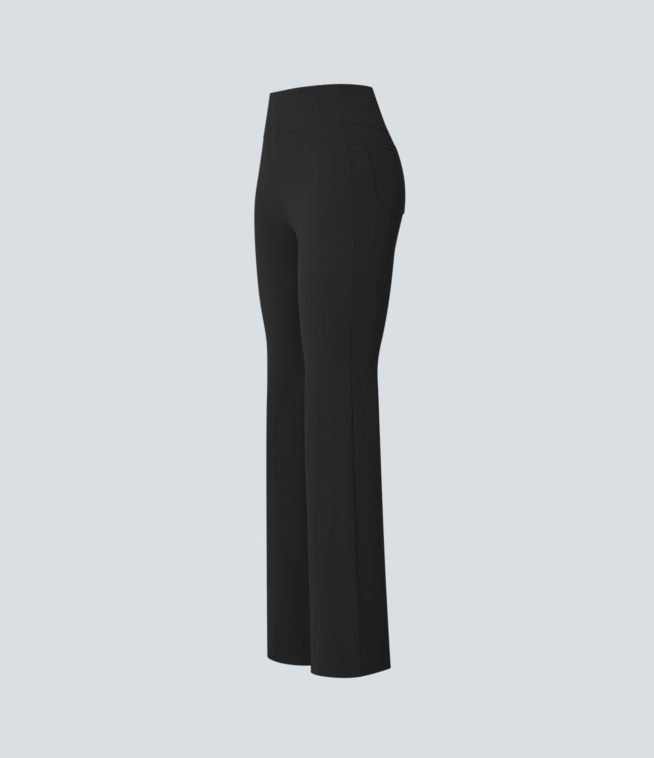 Pantalon tailleur légèrement évasé taille haute avec poches arrière Halara Flex™