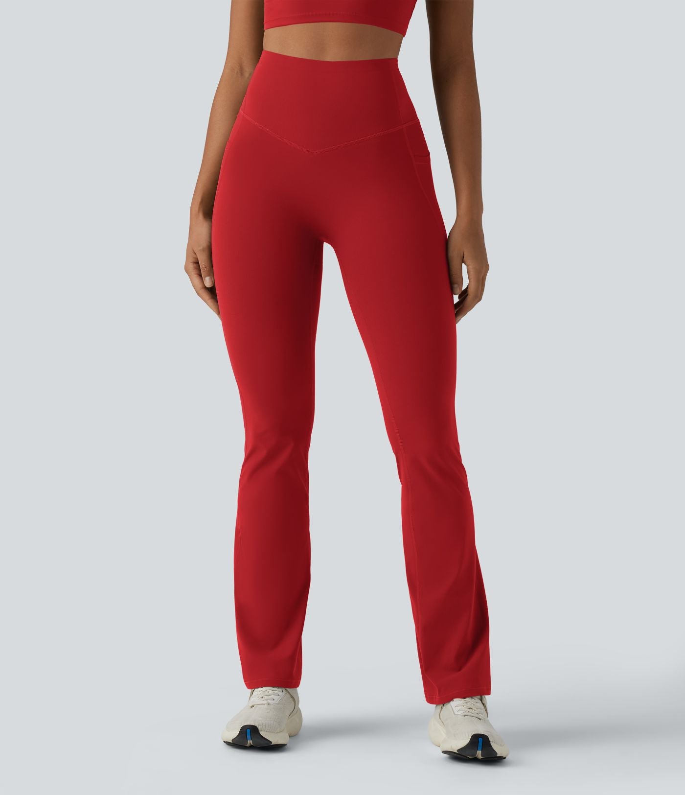 Legging de yoga bootcut Halara UltraSculpt™ taille haute push-up gainant avec poches