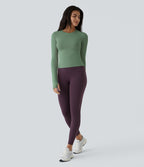 Top Sport Yoga Uni Trous pour les Pouce