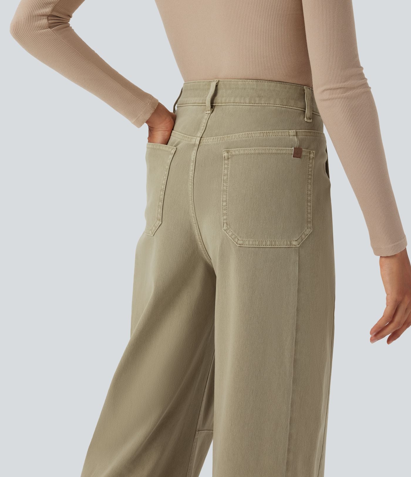 Jean coloré Halara Flex™ taille haute avec poches