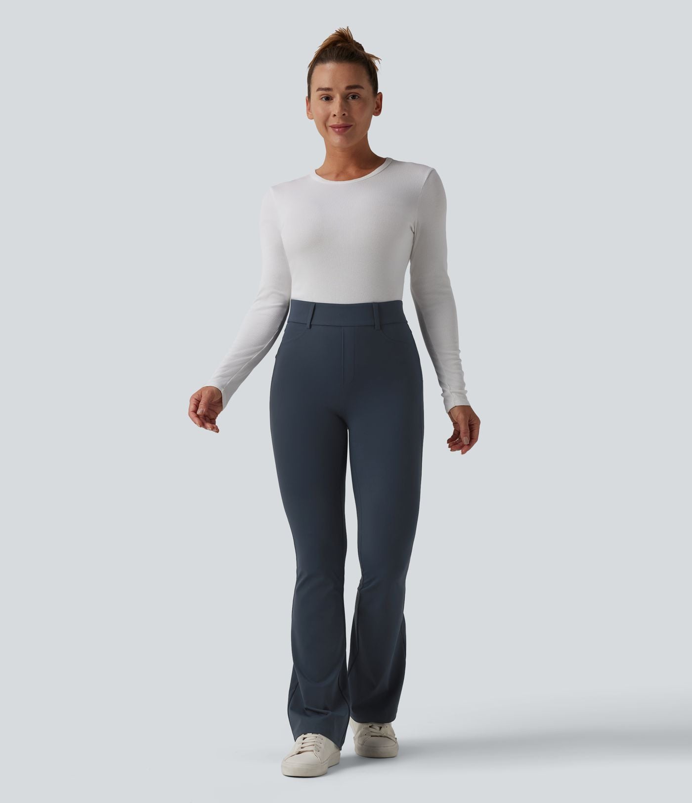 Legging décontracté bootcut Halara UltraSculpt™ taille haute avec poches