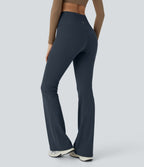 Pantalon 7/8 d'entraînement gainant galbant taille haute avec poches Halara UltraSculpt™