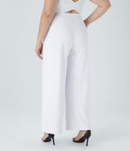 Pantalon de travail grande taille coupe droite taille haute Halara Flex™ DayStretch avec poches