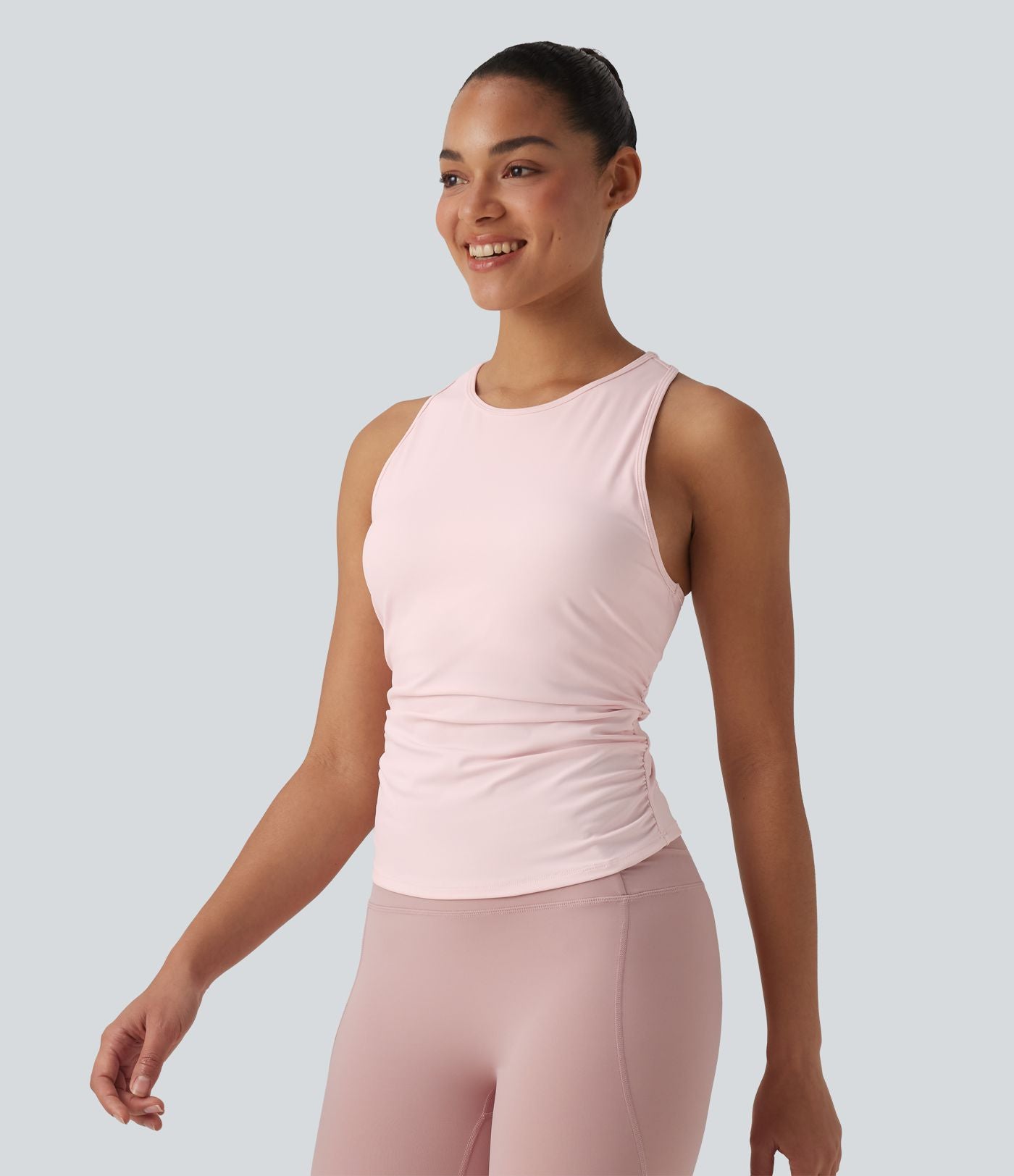 Débardeur de yoga SoftlyZero™ col rond dos nageur effet frais InstantCool