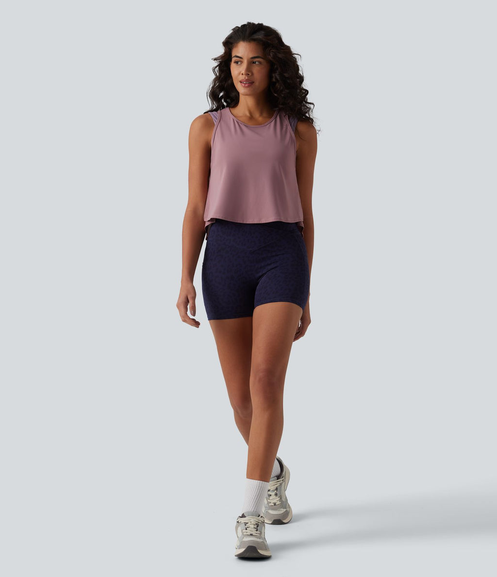 Débardeur running col rond dos nageur mesh respirant effet frais InstantCool séchage rapide, protection solaire UPF50+