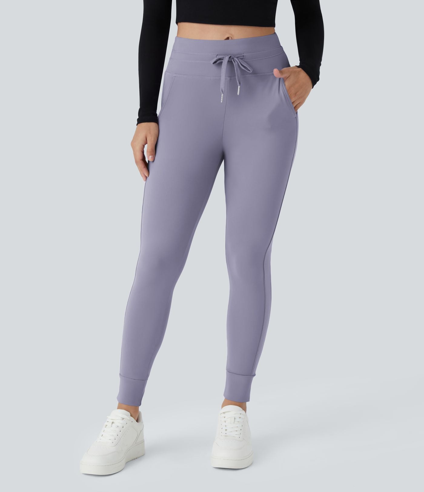 Jogging taille haute Softlyzero™ Plush avec cordon de serrage et poches latérales