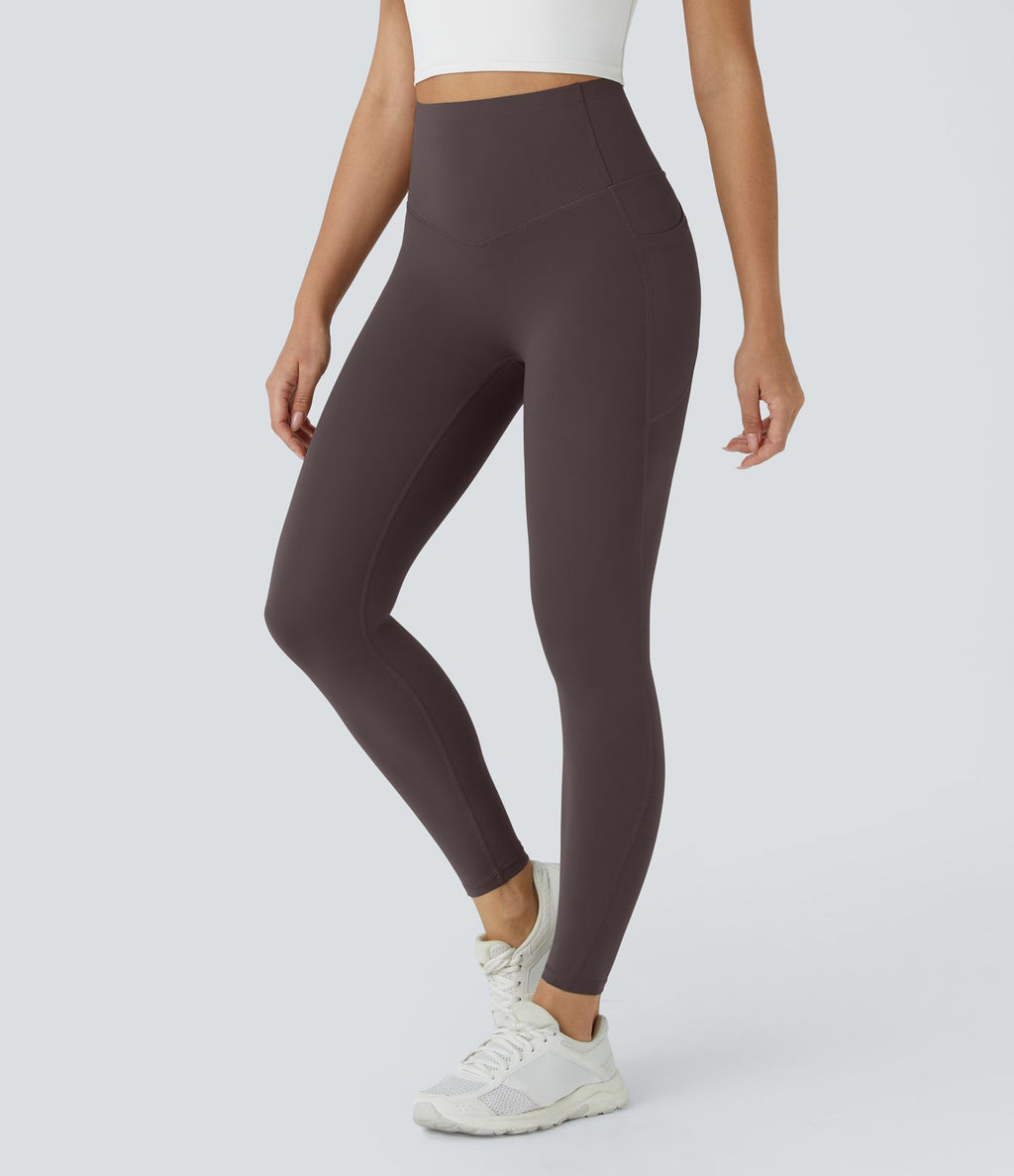 Legging d'entraînement gainant galbant taille haute avec poches Halara UltraSculpt™