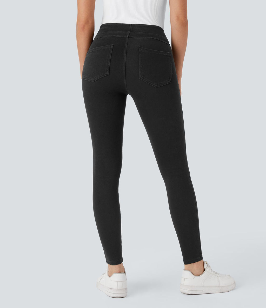 Legging en denim taille haute Halara Flex™ Denim Heat avec poches