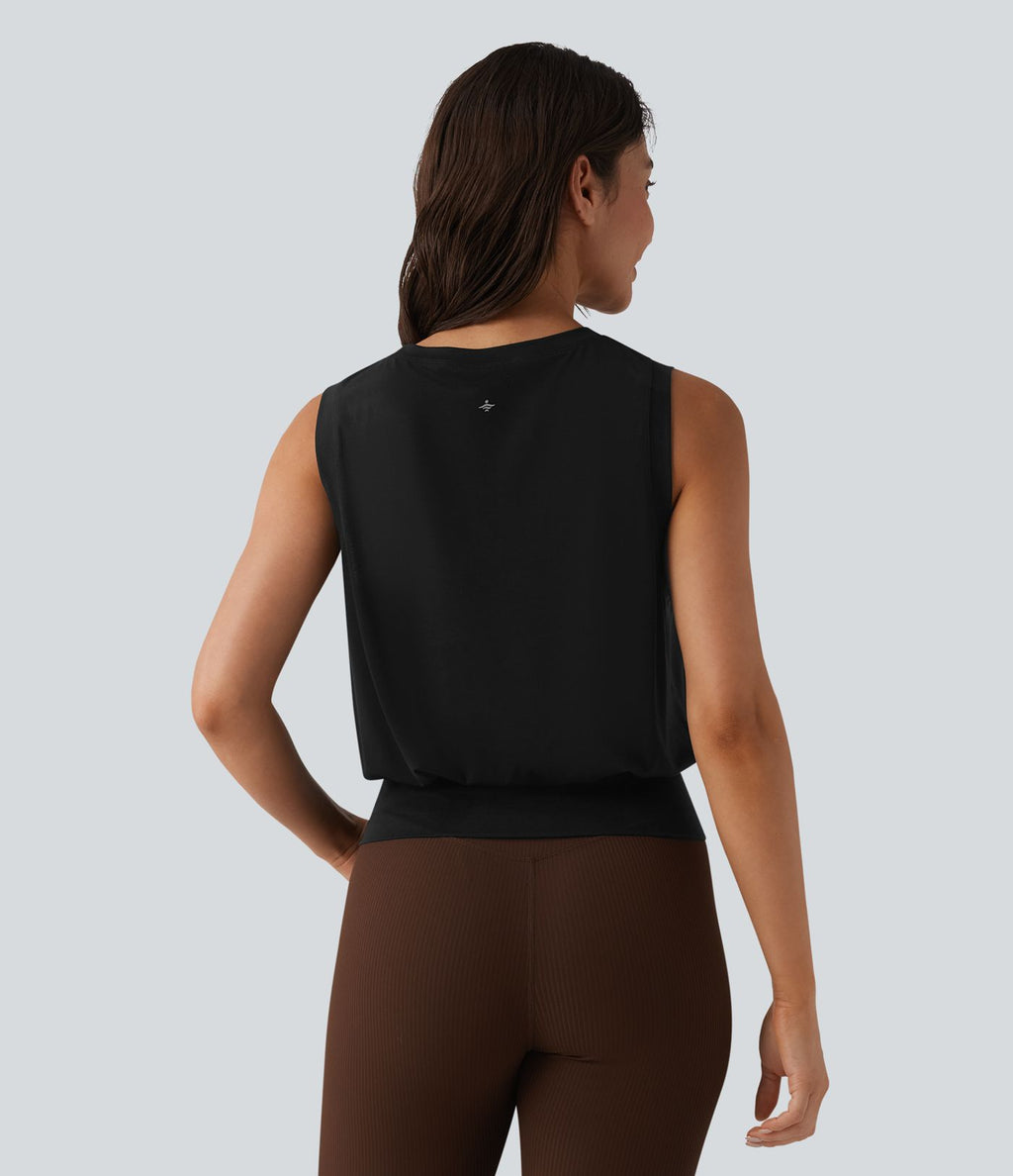 Débardeur de sport col rond