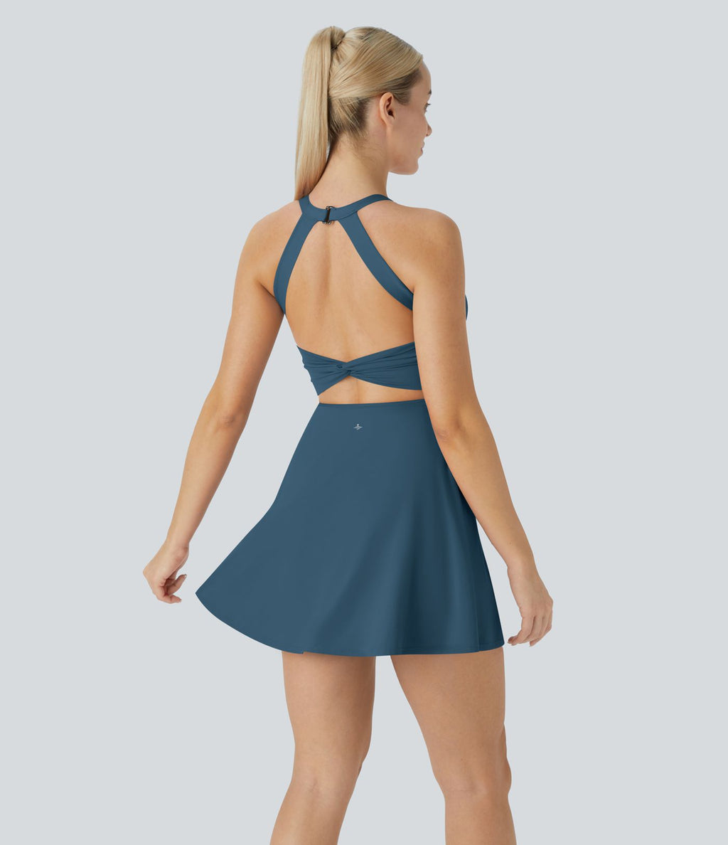 Softlyzero™ Airy Robe Sport Torsadée Dos Nu Édition Easy Peasy