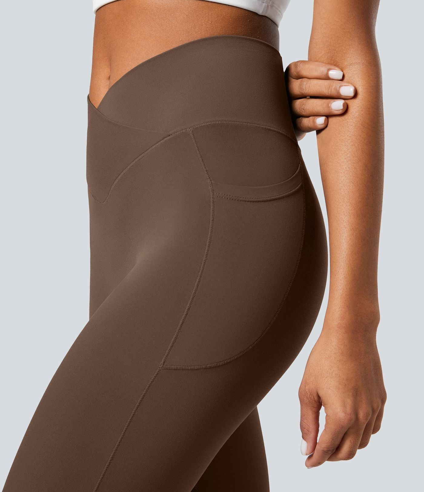 Softlyzero™ Legging Unis Poches Croisées