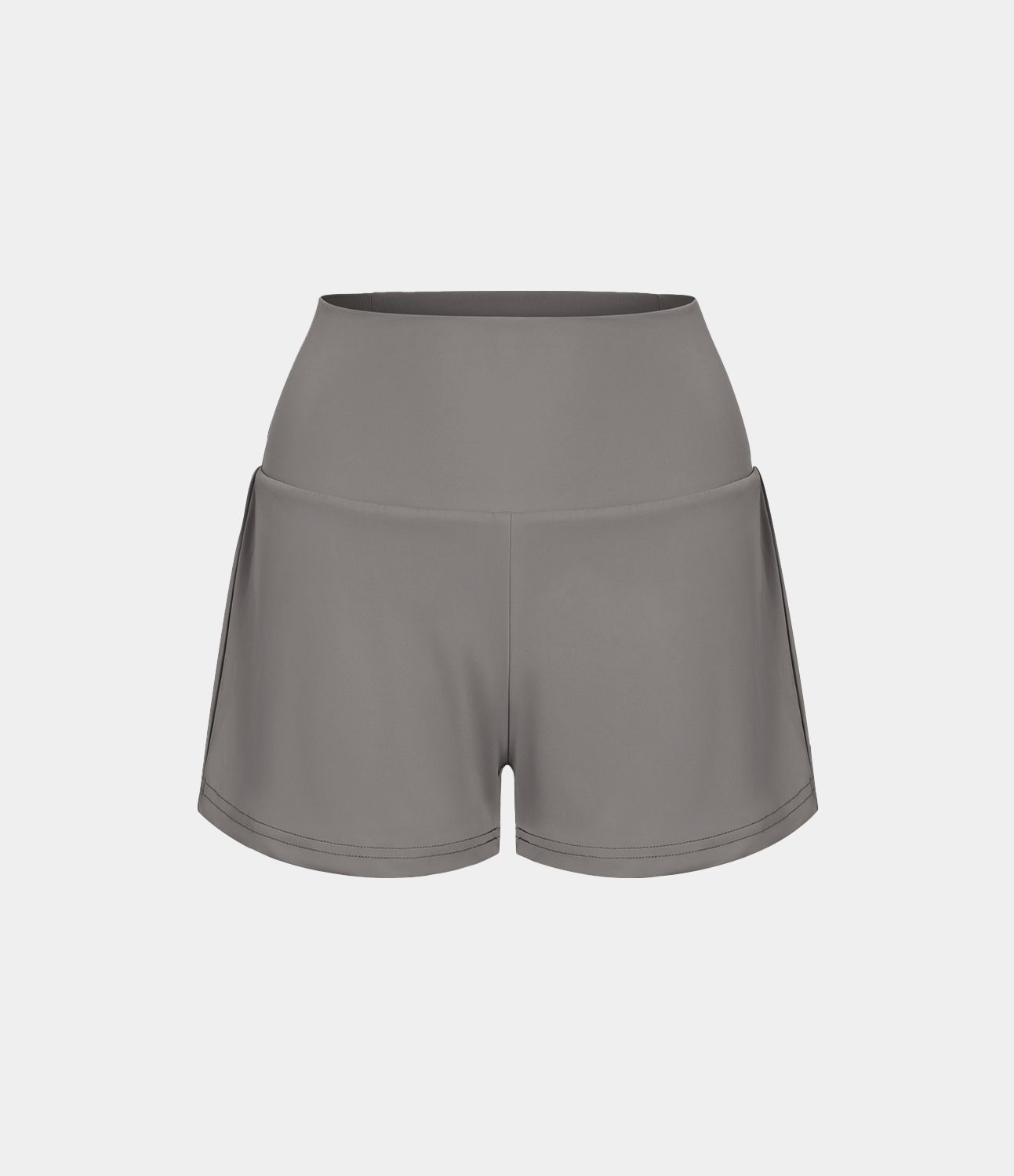 Short 7,5cm Yoga 2 en 1 Super Taille Haute Poches Arrière Poches Cachées Latérales