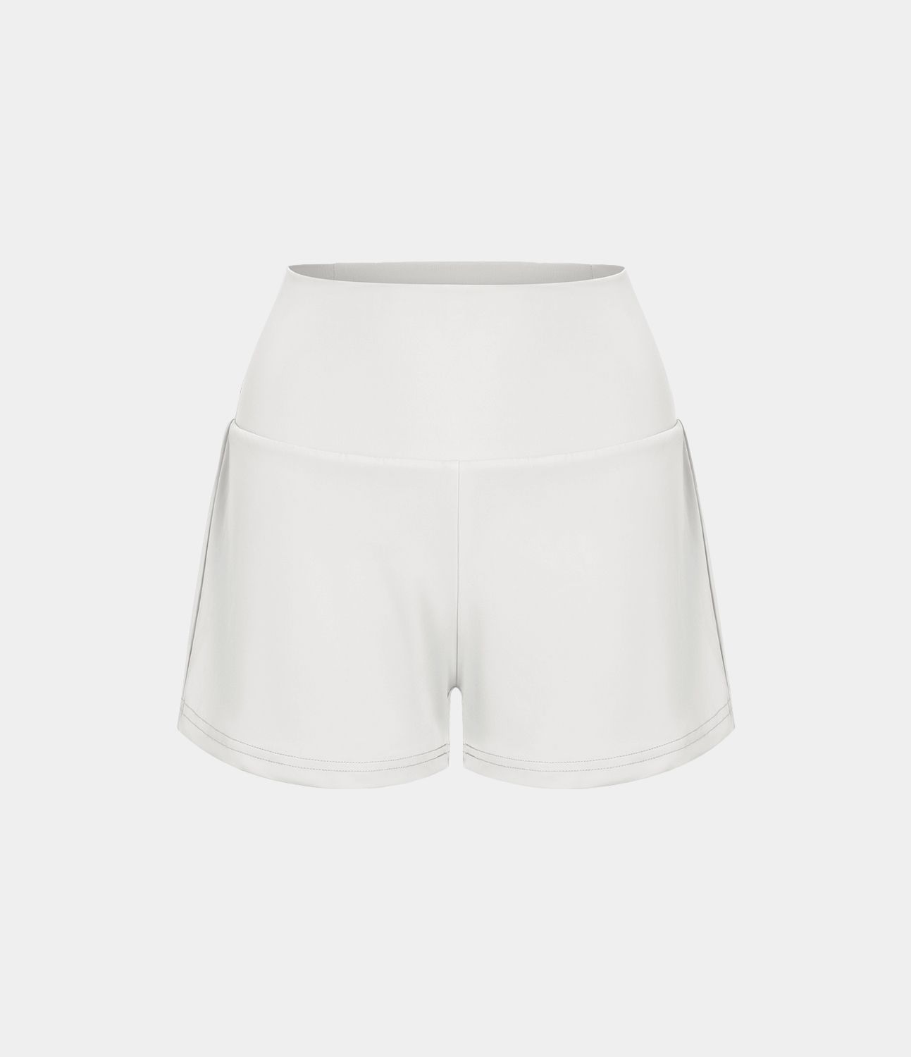 Short 7,5cm Yoga 2 en 1 Super Taille Haute Poches Arrière Poches Cachées Latérales